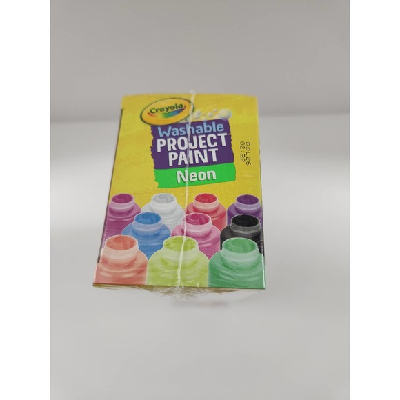 Crayola - Neon Washable Project Paint (1 10pk) - Picture 6 of 12